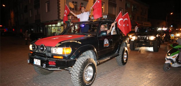 Beyşehir’de demokrasi konvoyu!