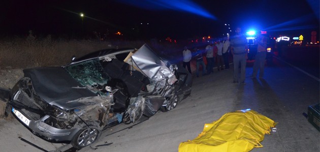 Konya’da otomobille kamyonet çarpıştı: 1 ölü, 2 yaralı