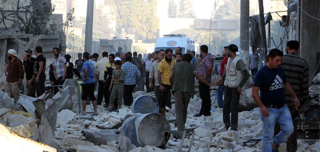 İdlib’te yerleşim yerine vakum bombalı saldırı: 20 ölü