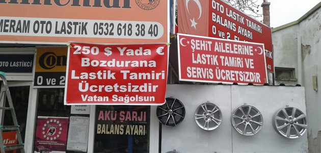 Konyalı esnaftan ’Türk Lirası’ kampanyasına anlamlı destek!