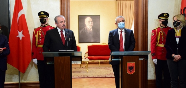 Şentop: FETÖ'nün Türkiye-Arnavutluk ilişkilerini zehirlemesine asla izin vermeyeceğiz 