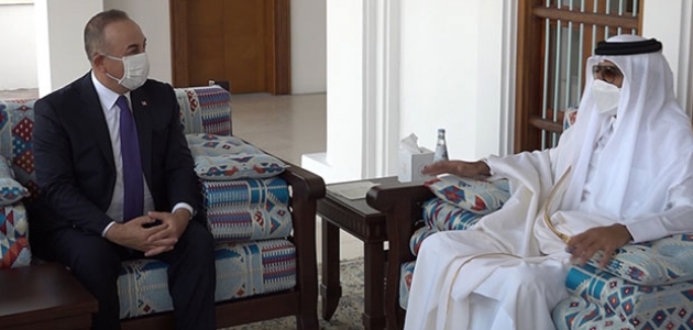Dışişleri Bakanı Çavuşoğlu, Katar Dışişleri Bakanı Al Sani ile görüştü