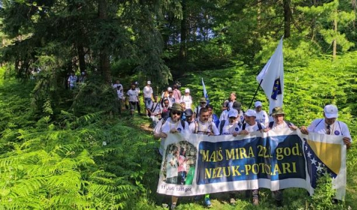 Bosna’daki ölüm yolunda “Barış Yürüyüşü“ başladı