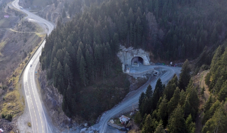 Yeni Zigana Tüneli’ndeki kazı çalışması tamamlanıyor