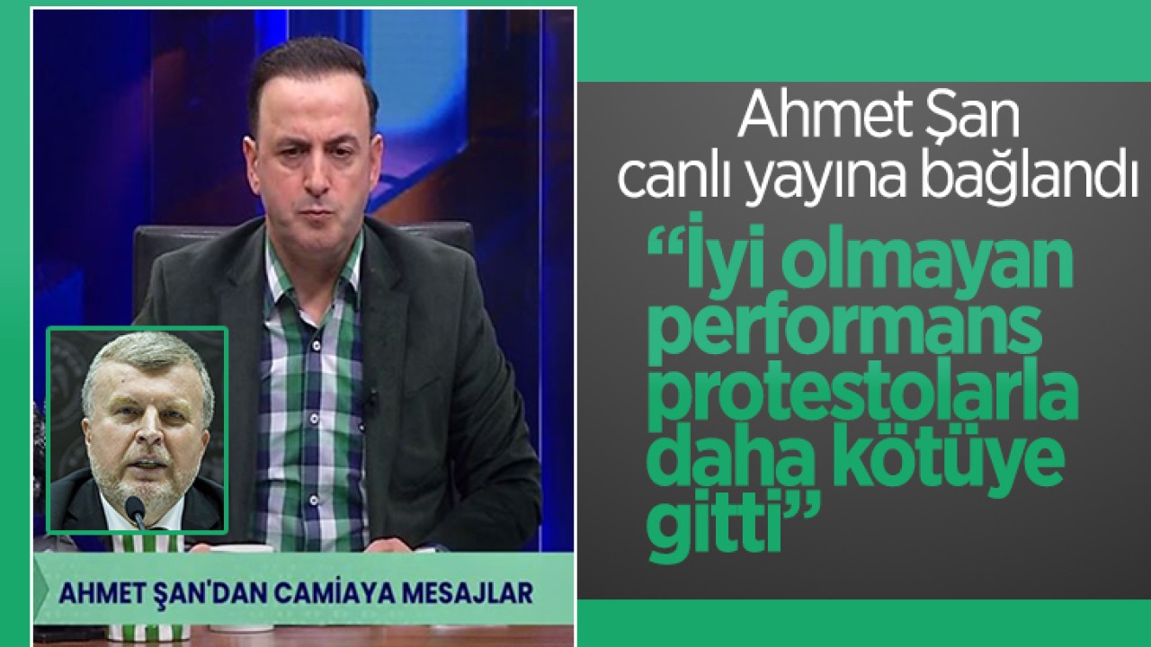Konyaspor Yüksek Divan Kurulu Başkanı Ahmet Şan: 